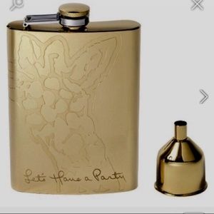 Lilly Pulitzer for Target Gold Giraffe Flask